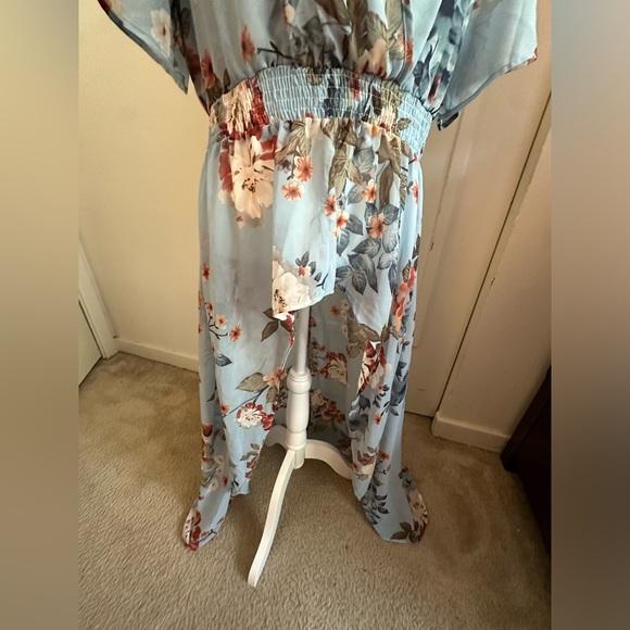 Sheer cover up with a floral print,  XL, NWOT - Picture 4 of 10